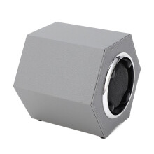 Hex Shaped Automatic Watch Winder Box, 2 Modes, Light Grey