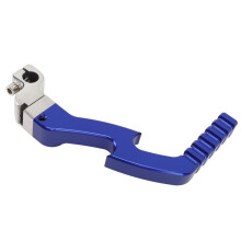 Levier de démarrage à kick bleu en aluminium CNC pour motos tout-terrain chinoises 50cc-125cc