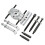 9pcs Bearing Puller Kit Chrome-Vanadium Steel Disassembly Tool 15-38mm 2