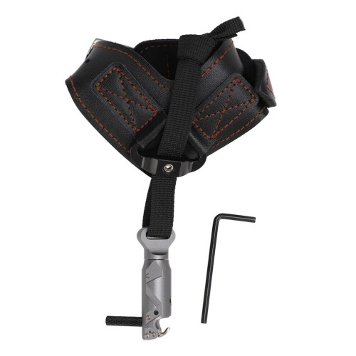 Adjustable Aluminum Alloy Archery Compound Bow Release Aid for Outdoor Use 2