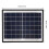Caricabatterie solare da 50 W con controller per auto e telefono, 35 x 28 cm 2