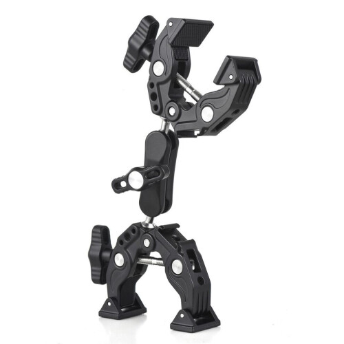 Support de fixation ultra-résistant avec double rotule, charge maximale de 1,5 kg 2