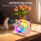 Draadloze roze draagbare karaokespeaker 10W met dubbele microfoon, 15M Bluetooth 1