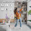 Draadloze roze draagbare karaokespeaker 10W met dubbele microfoon, 15M Bluetooth 4