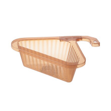 Colador de fregadero Punch para limpiar verduras, colador antideslizante fácil de colgar con mango extensible para un drenaje y almacenamiento