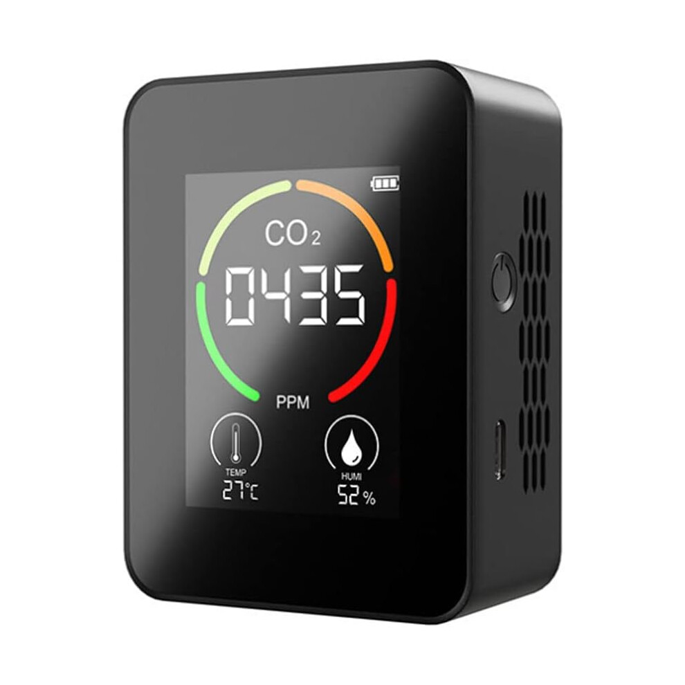 Highly Accurate Portable Co2 Tester, Indoor Air Quality Monitor With 3-In-1 Sensor, Temperature And Humidity Detection, For A Healthier Lifestyle 9155353291207