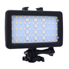 Linterna de buceo impermeable de 40 m, 3000 mAh, luz LED de relleno para vídeo, RGB 5000-6000 K