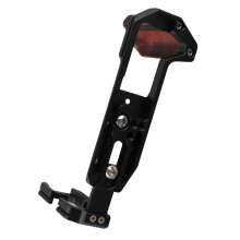 L-vormige cameragreep met cold shoe-bevestiging voor XT5, aluminium en hout