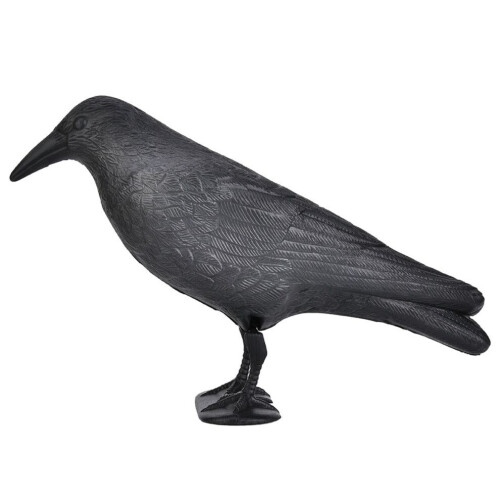 Unique Simulation Crow Hunting Bait Tool Holiday Decoration Desktop Decor Blackblack