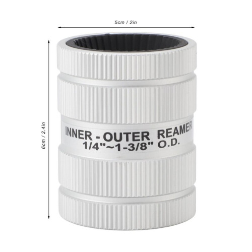Inner Outer Tubing Reamer – Aluminum Alloy Pipe Deburring Tool, S 1