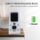 Rechargeable Bluetooth Metronome with LCD Screen, White/Black, 8x7x16cm 4