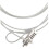 Laptop Cable Lock For Computers And Tablets, PlasticCoated Cable, OneHanded Operation, CutResistant, Home Office 1
