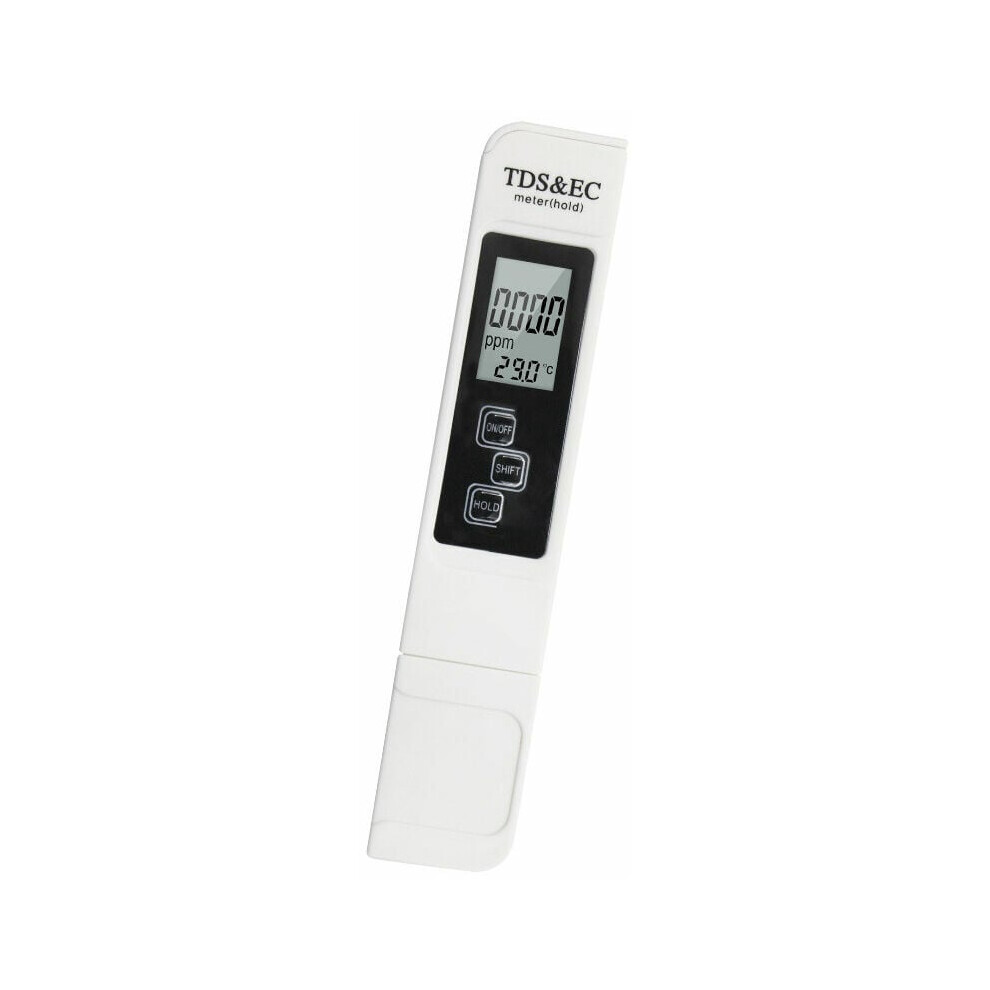 Tds Meter, Ec Meter & Temperature Meter, 3 In 1 Tester, High Accuracy With Automatic Temperature Compensation, Multipurpose, Portable, Long Lifespan 9155353287170