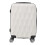 Living And Home 20 Inch Wavy Texture Hard Shell Travel Suitcase, White 2