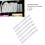 100PCS White PVC Spiral Binding Coils 16mm 48 Teeth for A4 Sheets 3