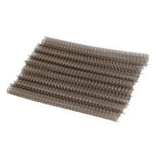 Lot de 100 anneaux métalliques à double spirale, 34 boucles, diamètre 12,7 mm, format A4, bronze