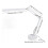 Adjustable White LED Swing Arm Desk Lamp 12W USB with Round Base 2