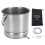 Kit de lavement en acier inoxydable 1,6 L, système de douche réutilisable 3