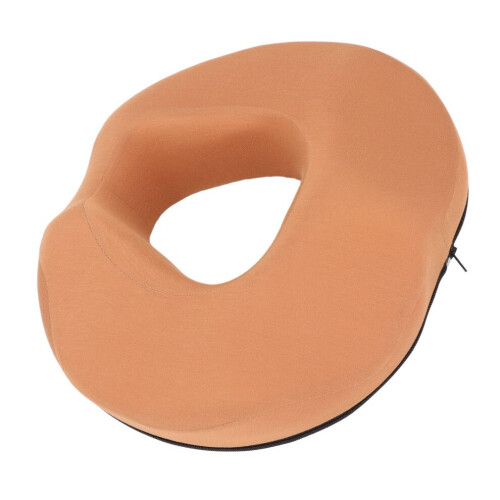 Donut Sciatica Cushion Orange 42x37.5x9.5cm Memory Foam Support