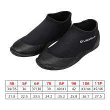 Botas de buceo de neopreno de 3 mm con suela antideslizante para deportes acuáticos.
