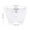 39mm Plastic Pipe Adapter for V3 Dish Antenna - White Stable Mount 2