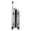 Living And Home 20 Inch Wavy Texture Hard Shell Travel Suitcase, Silver 3