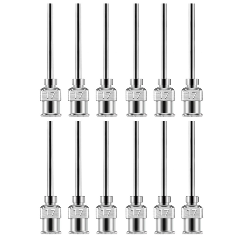 12Pcs Stainless Steel 38Mm Tip Metal Needle For Effortless-17G 7754000749942