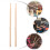 2Pcs 7A Musical Instrument Practice Drumsticks Beige 2