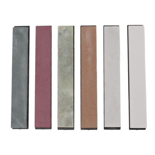 Double Sided 6PCS Jade Whetstone Set  Grits for All Knife Types 2