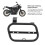 16mm Iron Pipe Saddlebag Mount for XSR 700  Left Side Holder 4