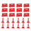 Fences Toy Assorted Color 48pcs 1.4x0.8x0.4in 3