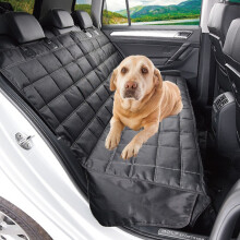 Coprisedile per auto per cani impermeabile 148x135cm rimovibile antiscivolo nero