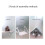 Foldable Cat Window Perch 52x33x33cm Solid Frame Hanging Bed with Suction Cups 3