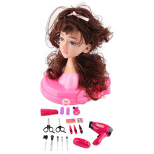 Ensemble de coiffure pour tête de poupée pour enfants, multicolore, 26 x 18 x 16 cm
