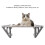 Large 64.5x33x33cm Foldable Cat Window Perch with Suction Cups and Solid Frame 4