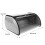 Grey Iron Bread Box with Window, 34.5x23x14.5cm Storage Keeper 2
