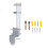 Flexible Antenna Bracket with Adjustable Angles for Starlink V2 3