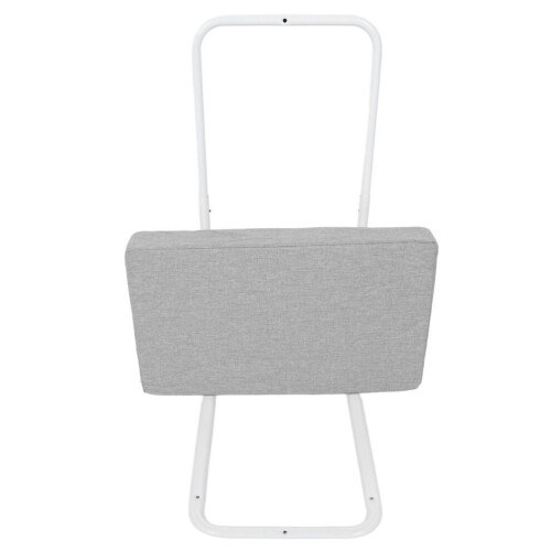 Adjustable Children Bed Rail Guard | Safety Bedside Padding - Gray
