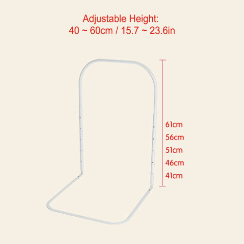 Adjustable Children Bed Rail Guard | Safety Bedside Padding - Gray 1