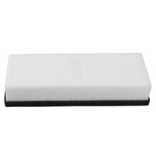 Slijpsteen van wit jade met korrelgrootte 8000, dubbelzijdig, 18x6x3 cm