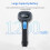 High-Speed Handheld Barcode Scanner 1D/2D/QR 2.4G Wireless & USB for Warehouse 4