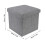 Foldable Storage Ottoman Bench, Multi-Purpose Seat, 30x30x30cm 3