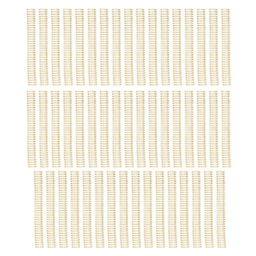 Double Loop Wire Binding Spines 3/4in, 180 Sheets, Gold 1