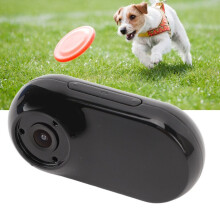 Halsbandskamera för husdjur 1080P HD Hundspårare 64GB Svart 0.96