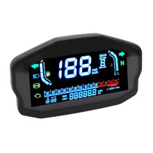 Compteur de vitesse numérique pour moto Suzuki 1-4 cylindres, avec odomètre et compte-tours