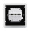 2 Pipe Touch Screen HVAC Controller 6 Periods Programmable White 1