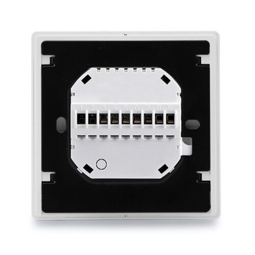 2 Pipe Touch Screen HVAC Controller 6 Periods Programmable White