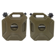 Grüner, tragbarer 5-Liter-Kraftstoffkanister aus ABS für Autos, Motorräder und UTVs
