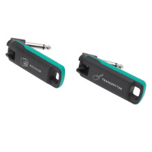 Trådlöst gitarrsystem USB-uppladdningsbar UHF-sändare/mottagare 30-50m