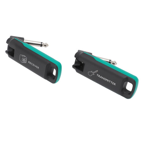 Wireless Guitar System USB Rechargeable UHF Transmitter Receiver 30-50m
